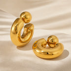 Aurelia Baroque Curve Earrings