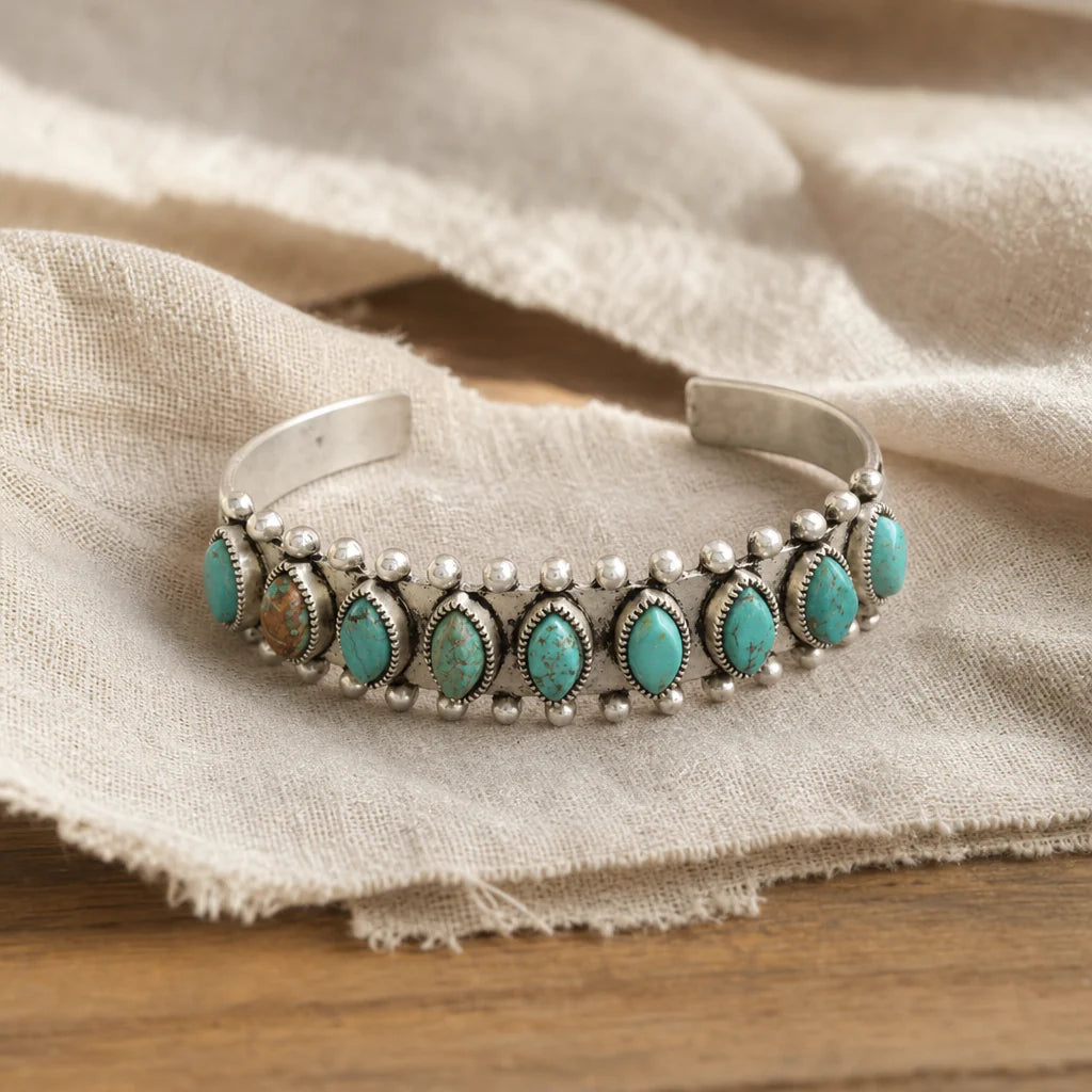Luxe Turquoise Stone Bracelet