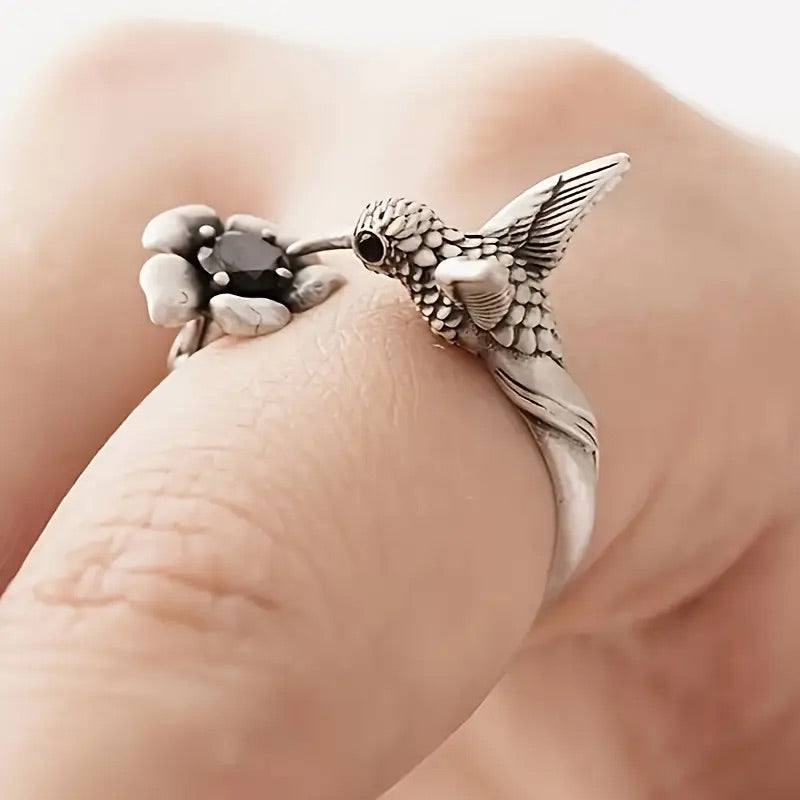 Hummingbird Open Style Ring