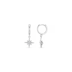 Modern Crystal Staraburst Earrings