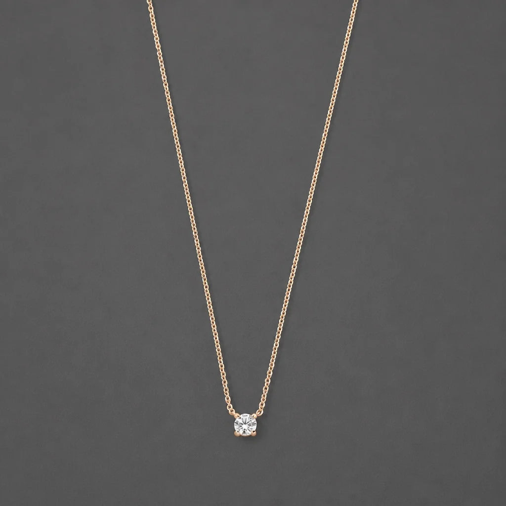 Cléa Moissanite Gold Stone Necklace