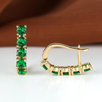 Everline Crystal Hoop Earrings
