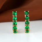 Everline Crystal Hoop Earrings