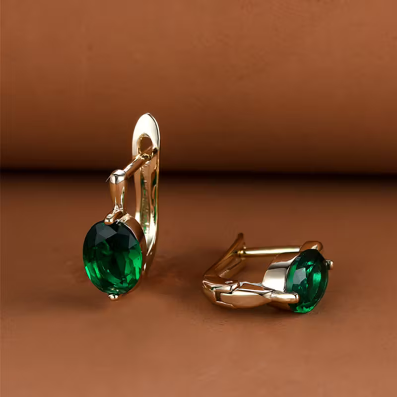 Luxe Oval Glow Earrings