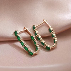 Classic Crystal Hoop Earrings