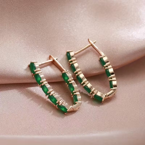 Classic Crystal Hoop Earrings