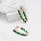 Classic Crystal Hoop Earrings