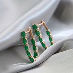 Classic Crystal Hoop Earrings