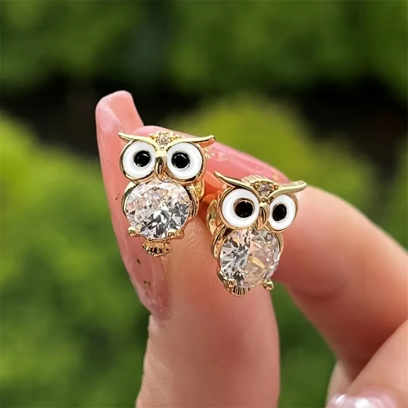 Owl Statement Earrings