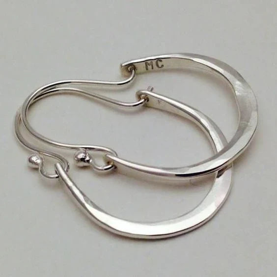Lunar Halo Hoop Earrings