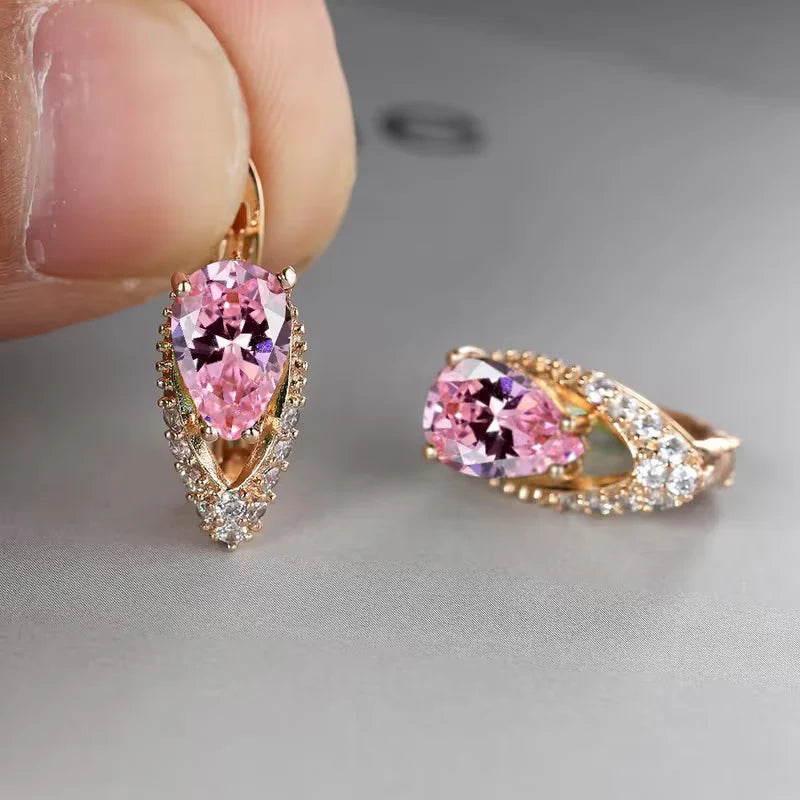 Classic Crystal Teardrop Earrings