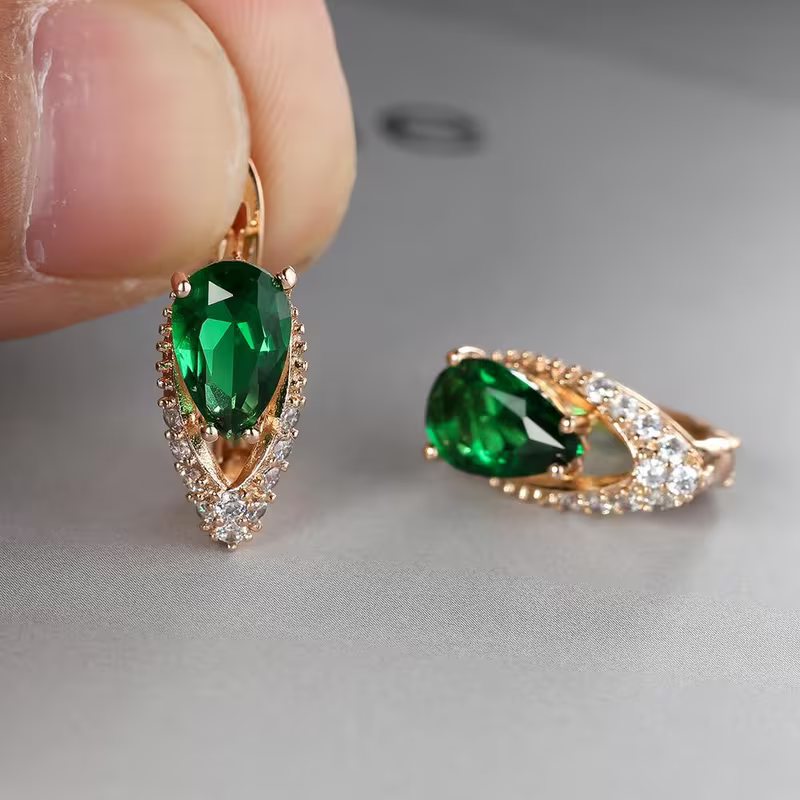Classic Crystal Teardrop Earrings