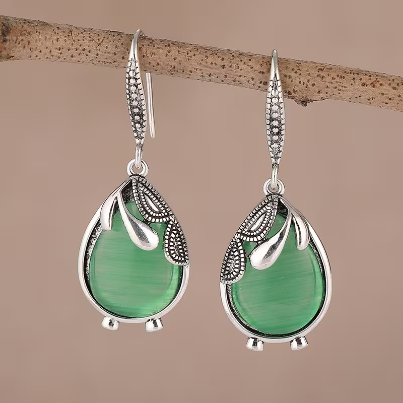 Willow Teardrop Statement Earrings