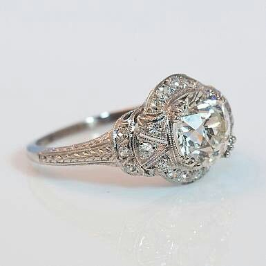 Graceful Crystal Silver Ring