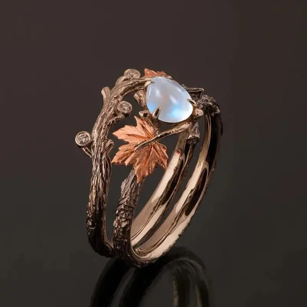 Graceful Nature Moonstone Ring