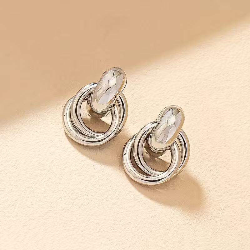 Lavish Gold Hoop Earrings