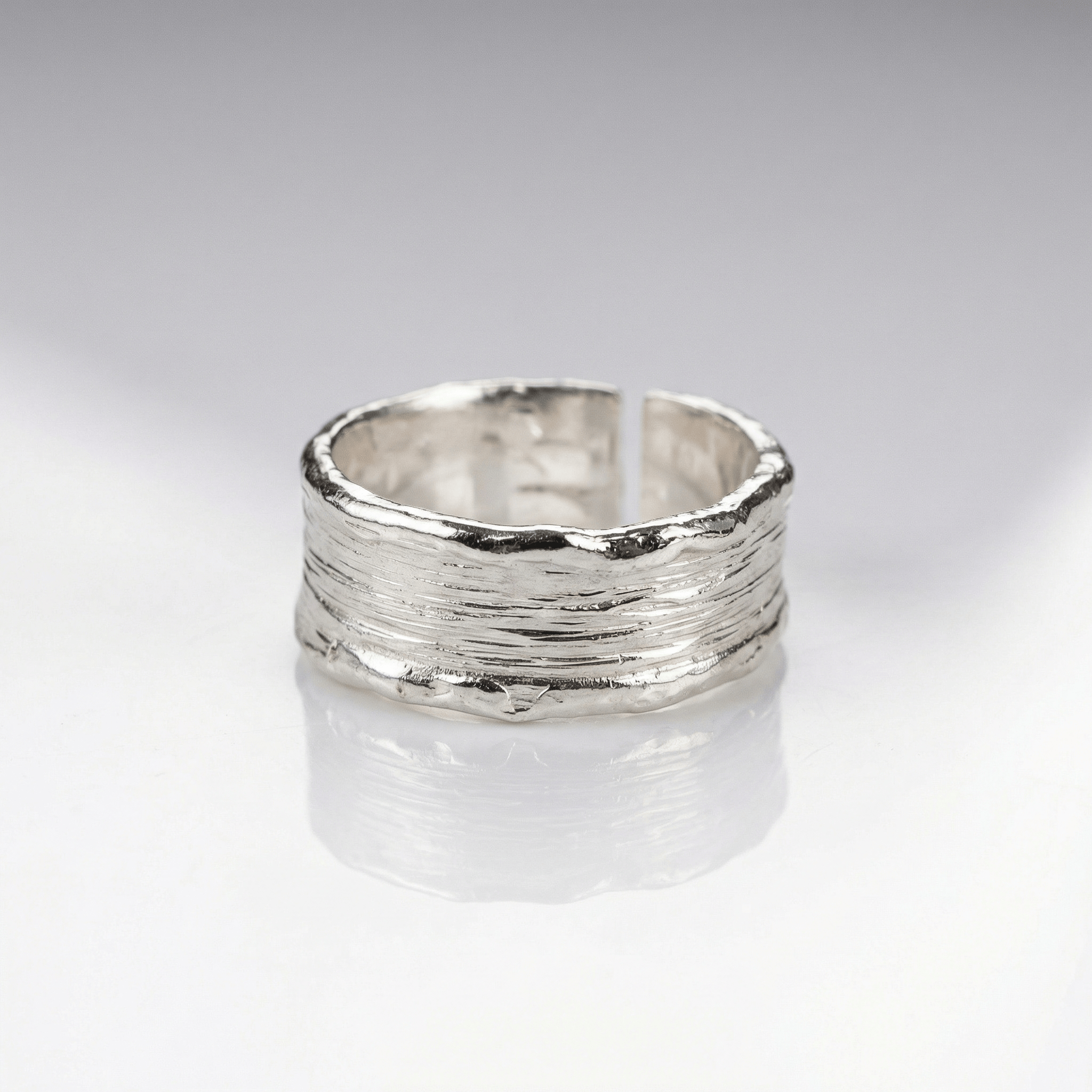Handmade Gold Silver Two Tone Ring