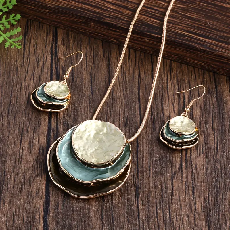 Timeless Blue Layered Stone Set