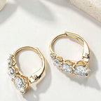 Carol Four Stone Earrings