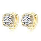 Nadine Gold Square Earrings