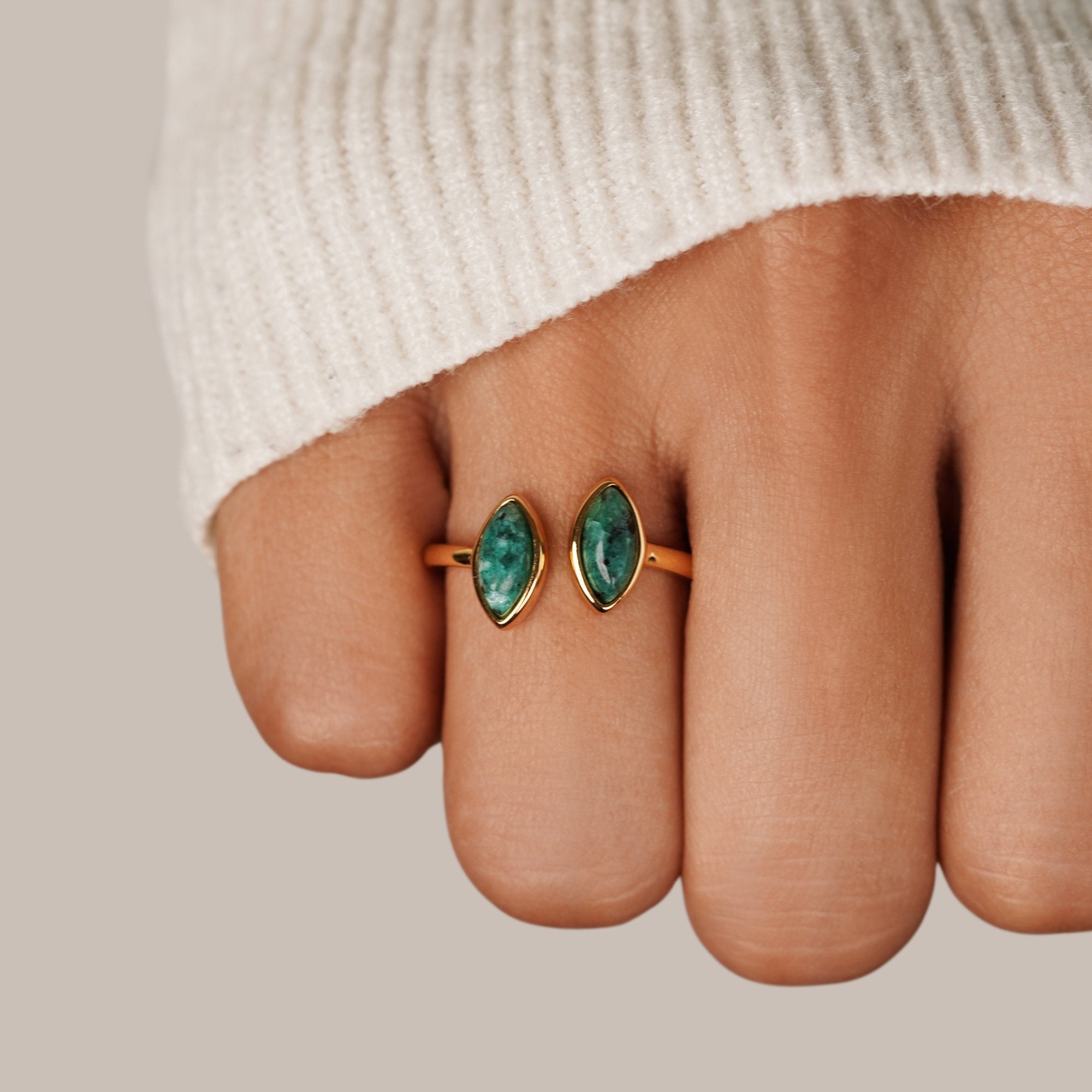 Exotic Gold Wrap Ring