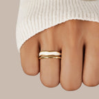 Luxe Gold Layered Ring