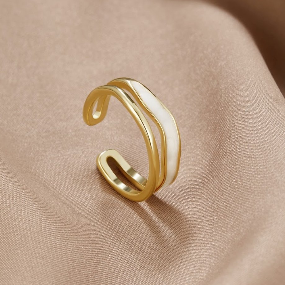 Luxe Gold Layered Ring