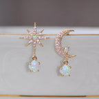 Pearl Star Earrings
