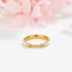 Unity Pearl Crystal Ring
