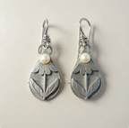 Majestic Teardrop Flower Earrings