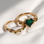 Heartbound Duo Ring Set