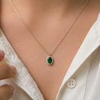 Petite Halo Statement Necklace
