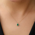 Petite Halo Statement Necklace