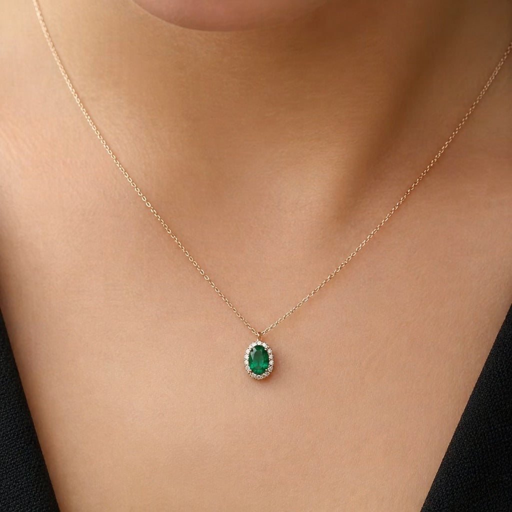 Petite Halo Statement Necklace