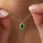 Petite Halo Statement Necklace