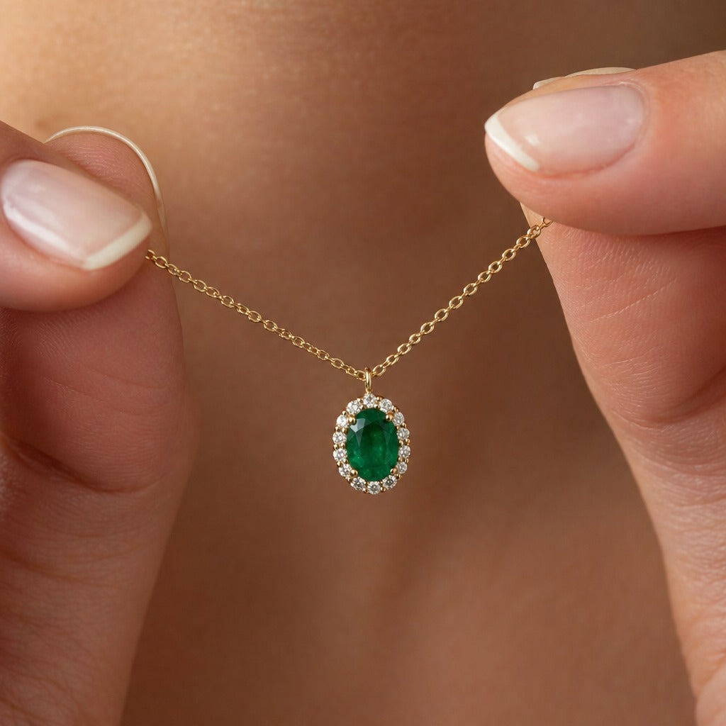 Petite Halo Statement Necklace