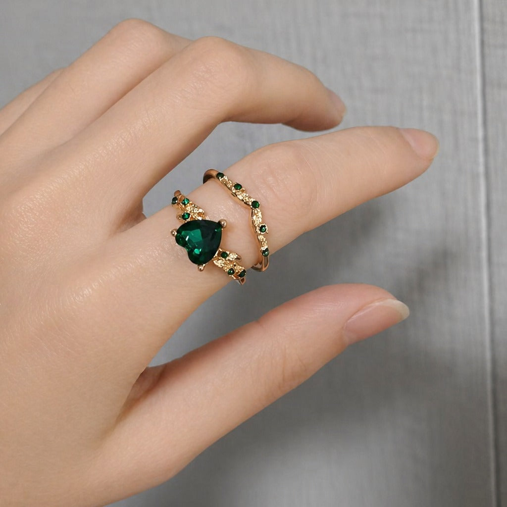 Heartbound Duo Ring Set