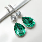 Emerald Teardrop Earrings