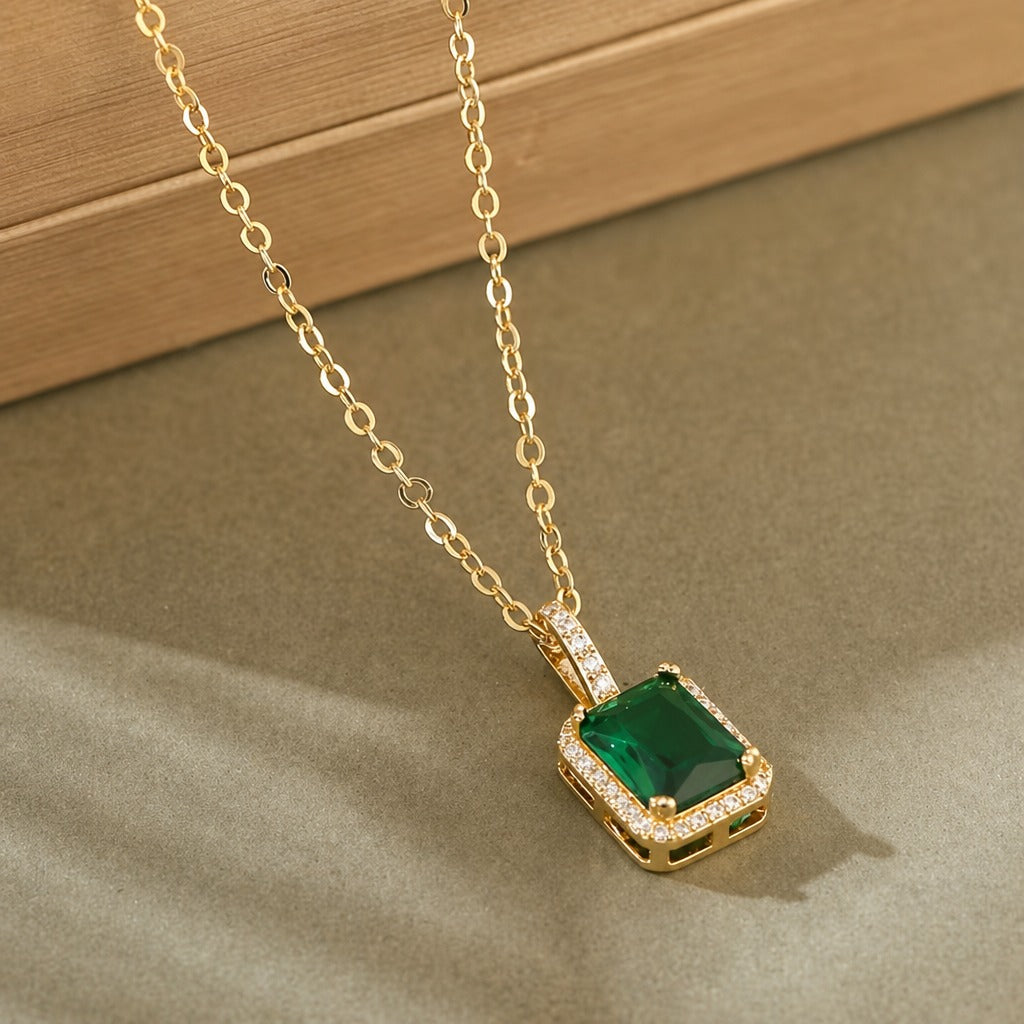Zarela Fontayne Emerald Necklace
