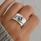 Bohemian Gemstone Meditation Ring