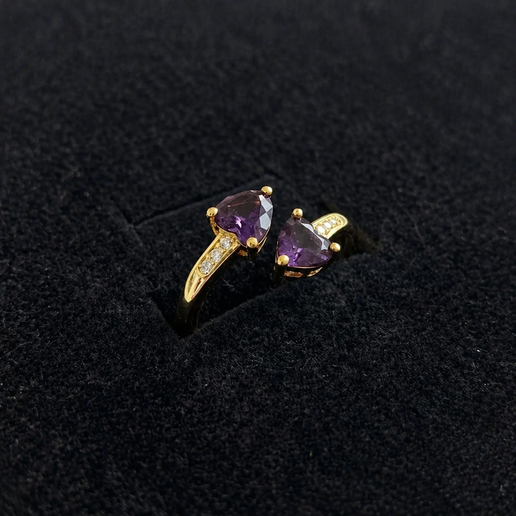 Gold Heartwrap Ring