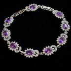 Iridessa Violetthorn White Gold Bracelet