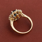 Vionne Sapphire Oval Ring