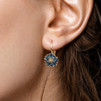 Calina Flower Gold Earrings