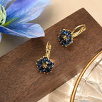 Calina Flower Gold Earrings