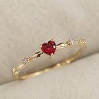 Coralyn Amuora Ruby Gold Ring