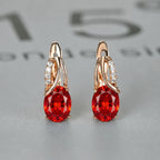 Varessa Ruberine Gold Earrings