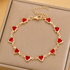 Ophelyra Garnetelle Gold Bracelet