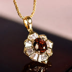 Kavella Solcrimson Gold Necklace
