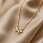 Opulent Botanical Crystal Pendant